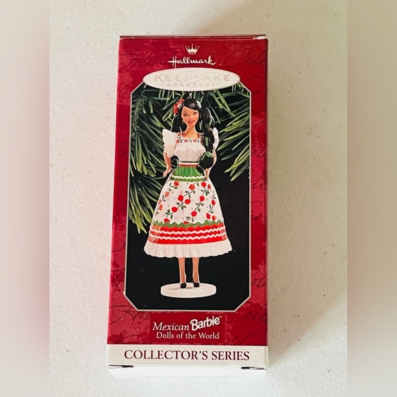 Barbie Other - Mexican barbie dolls of the world ornament hallmark ornament